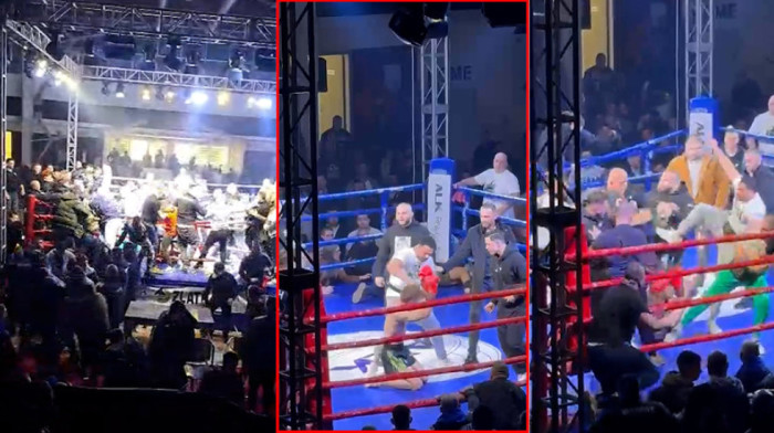 Skandal u Novom Pazaru: Nakon kik-boks borbe došlo do opšte tuče u hali (VIDEO)
