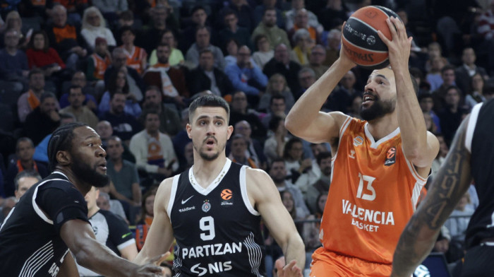 Partizanov pomak u igri nedovoljan za pobedu: Valensija slomila otpor crno-belih u završnici
