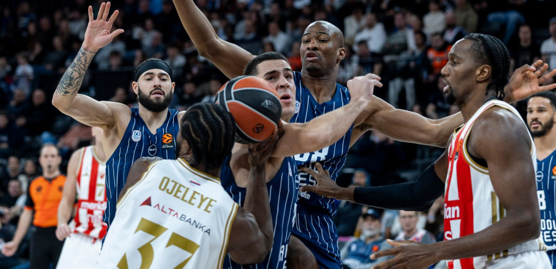 Evo kako izgleda tabela Evrolige: Zvezda slavila u Istanbulu, ali se nije pomerila, Partizan zakucan na dno