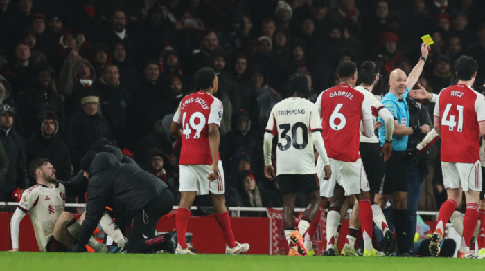 Liverpul preživeo pakao "Emirata": Gakpo umalo šokirao Arsenal