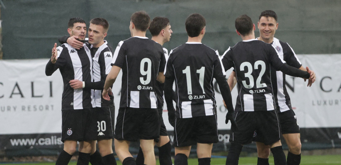 Partizanov remi u prvom pripremnom meču: Crno-beli vodili, Đer izjednačio u završnici