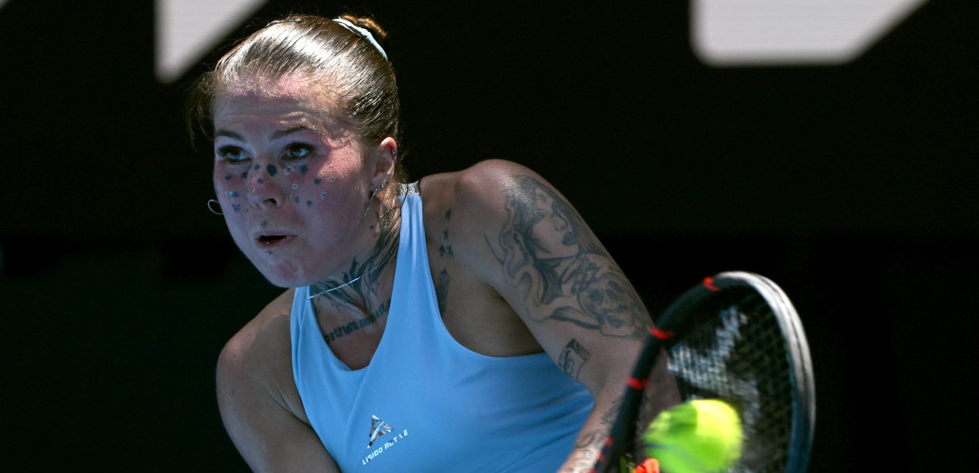 Ukrajinka šokirala svet, pojavila se na terenu sa crnim tačkama na licu (FOTO)