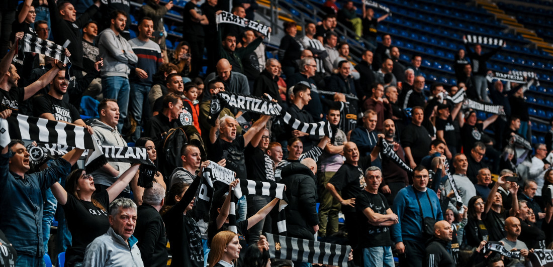 Šok za Partizan: Crno-beli ovako slabu posetu nisu imali 16 godina