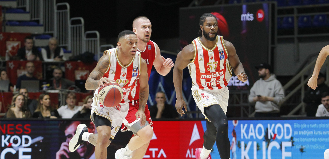 Raspucana Zvezda nastavila seriju pobeda: Crveno-beli lako prešli stotku protiv Beča