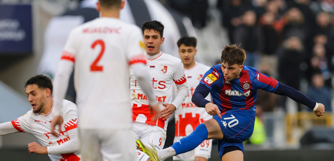 Partizan nedovoljno konkretan - Bez pobede sa igračem više, Radnički nosi bod u Niš