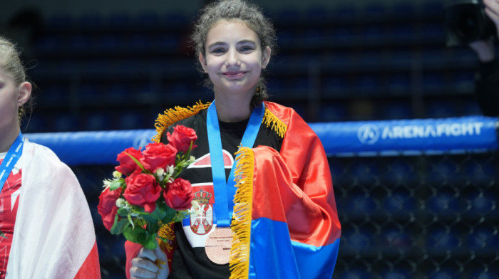 Prva medalja za Srbiju na EP u MMA - Una Mihajlović ispisala istoriju i osvojila bronzu