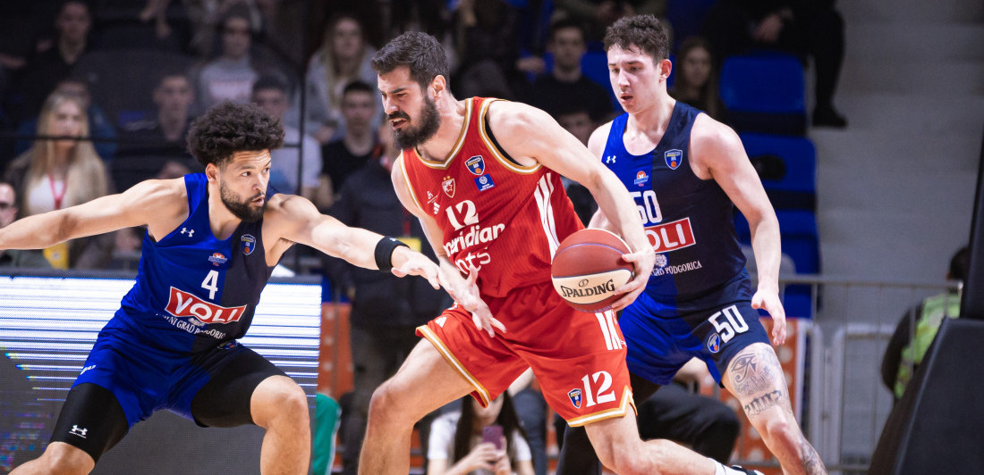 Zvezda pobedom u Morači zatvorila prvi deo ABA lige: Budućnost propustila veliku šansu pred plej-of