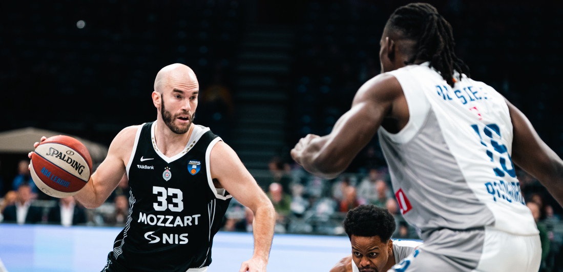 Poluvreme! Partizan vodi od početka - Kalates se ponovo pretvorio u Karija