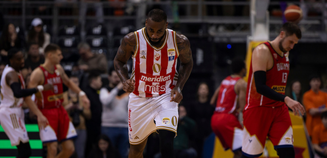 Zvezda konstantno vodi: Spartak u minusu posle prve četvrtine