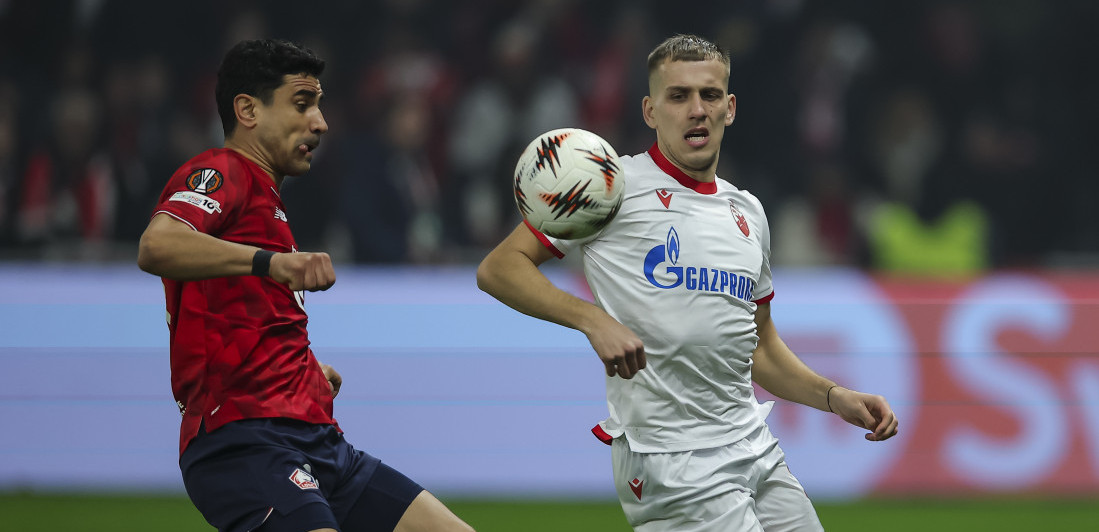 Zvezda srušila Lil usred Francuske: Crveno-beli sa golom prednosti napadaju osminu finala Lige Evrope