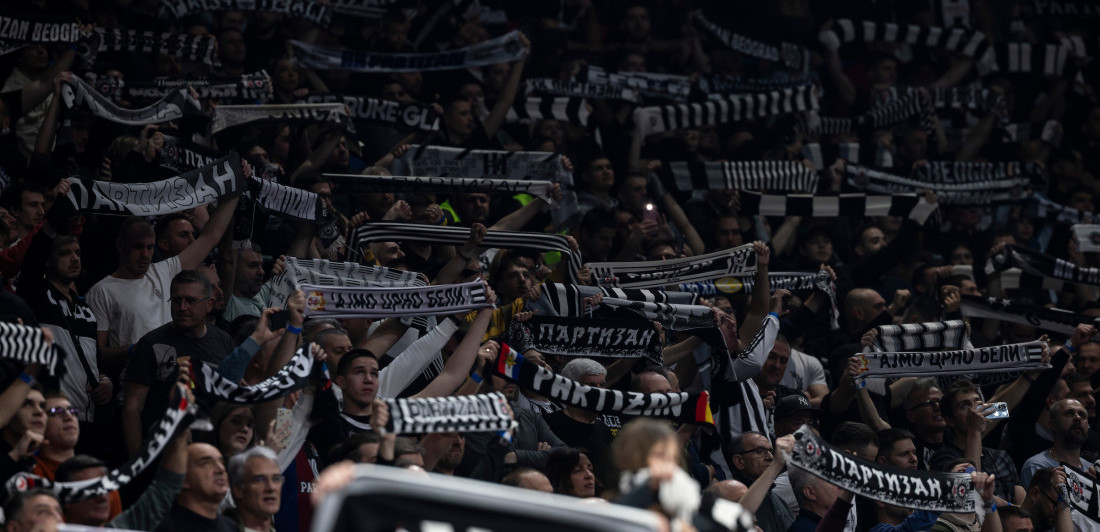 Evroliga kaznila Partizan: Crno-beli plaćaju ceh zbog navijača
