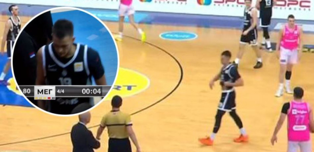 Lakić besneo na saigrače, pa odjurio s terena pre kraja utakmice: Ovo niste primetili u TV prenosu (VIDEO)