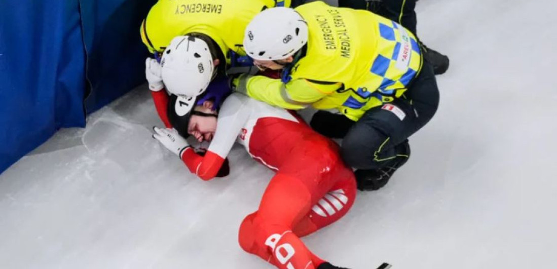 Malo je falilo da ostane bez oka: Horor povreda Poljakinje na OI, krv šikljala na sve strane (FOTO/VIDEO)