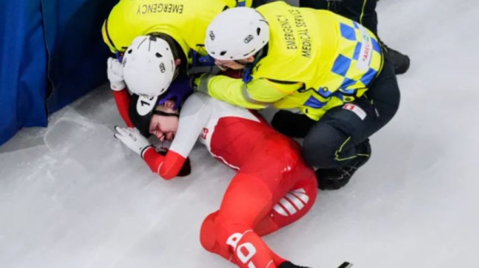 Malo je falilo da ostane bez oka: Horor povreda Poljakinje na OI, krv šikljala na sve strane (FOTO/VIDEO)