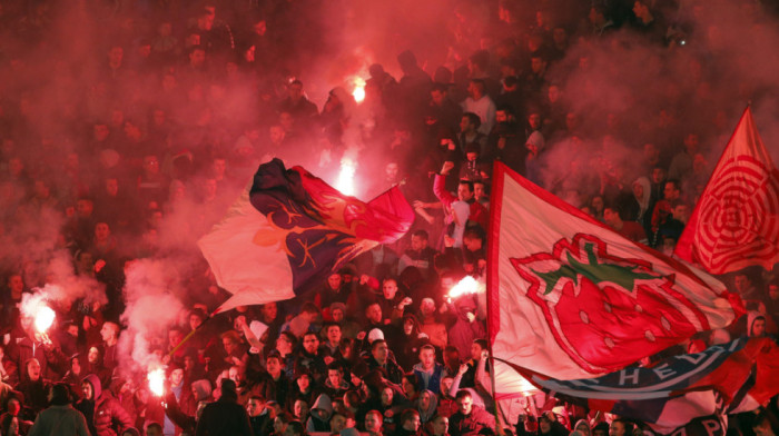 Japanac došao u Beograd samo zbog Zvezde! Navijao na "severu", pa zvezdašima posalo poruku na ćirilici (FOTO)