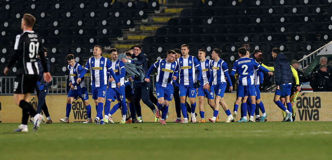 Gol je, nije, ma jeste! Lopta je prešla liniju! Ovako je Rodić šokirao Partizan u nadoknadi! (VIDEO)