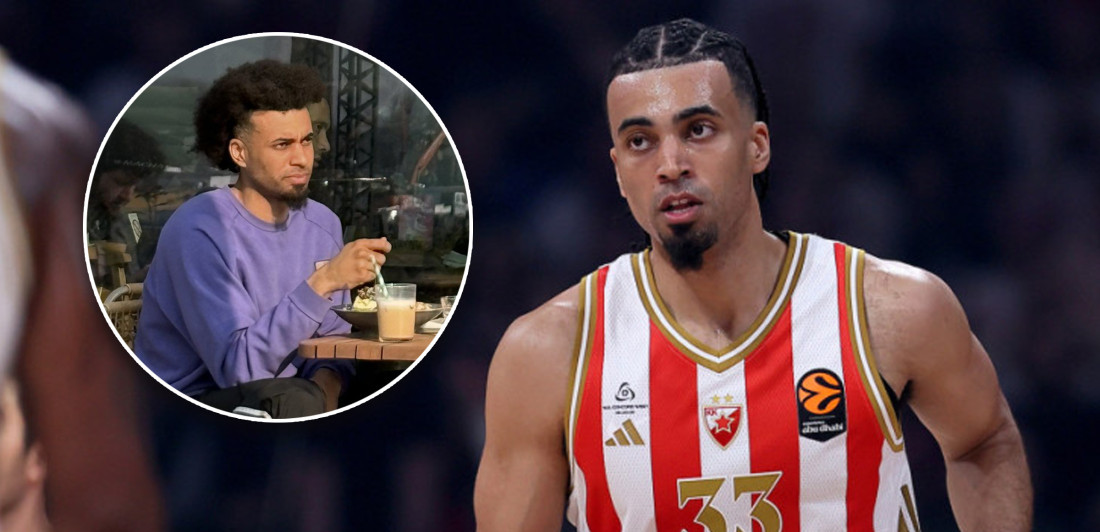 (PAPARACO) Sportinjo "upecao" Zvezdinog košarkaša: Uz kaficu i vitamin D se sprema da sruši Bajern (VIDEO)