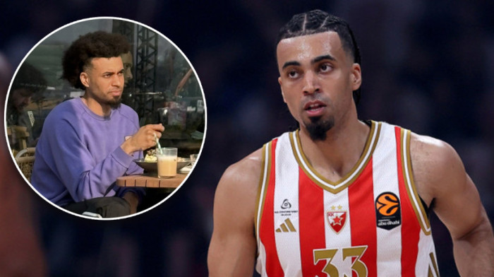 (PAPARACO) Sportinjo "upecao" Zvezdinog košarkaša: Uz kaficu i vitamin D se sprema da sruši Bajern (VIDEO)