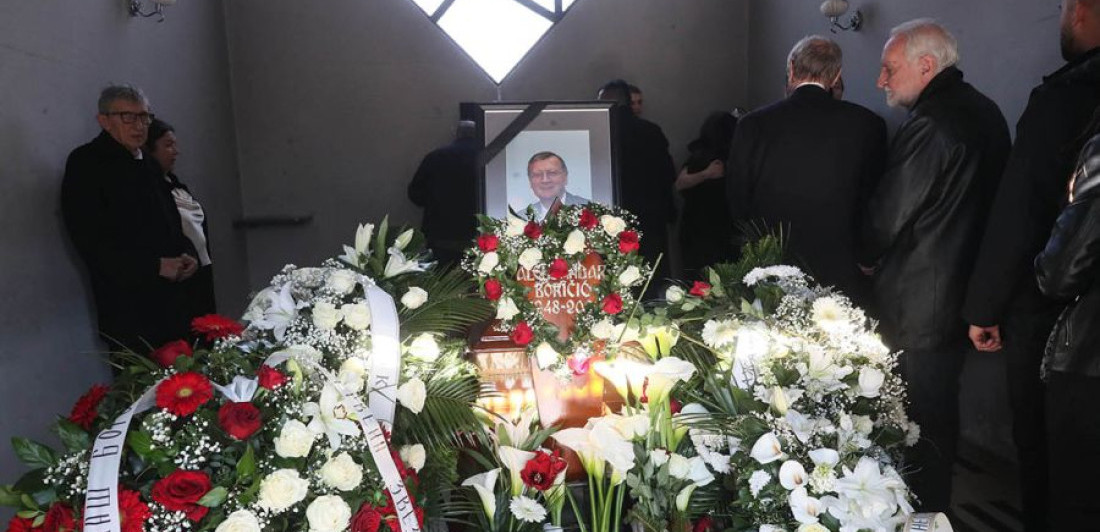 Sahranjen Aleksandar Boričić: Mnogobrojne legende ga ispratile na večni počinak (FOTO GALERIJA)