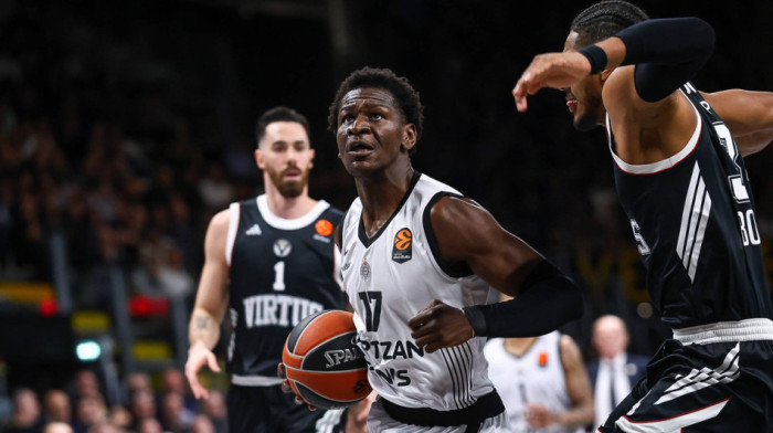 Partizan srušio Virtus usred Bolonje! Crno-beli na krilima Bonge i Karlika Džonsa "preživeli" nezgodnog rivala