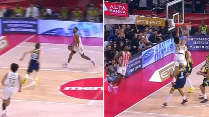 (VIDEO) Lu-di-lo: Pogledajte zakucavanje Džordana Nvore za TV špice, čitavu Arenu je digao na noge