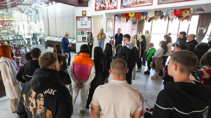 Šampionski gest: Zvezda ugostila decu bez roditeljskog staranja