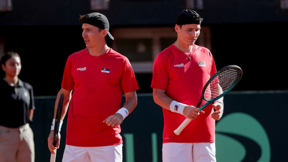 Srpski dubl stao u Zadru - Braća predala meč zbog povrede