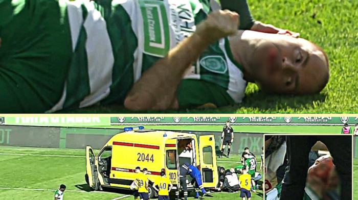 (UZNEMIRUJUĆE) Bogosavac u nesvesti, krv mu ide iz usta... Ovo nije za one sa slabim stomakom (VIDEO)