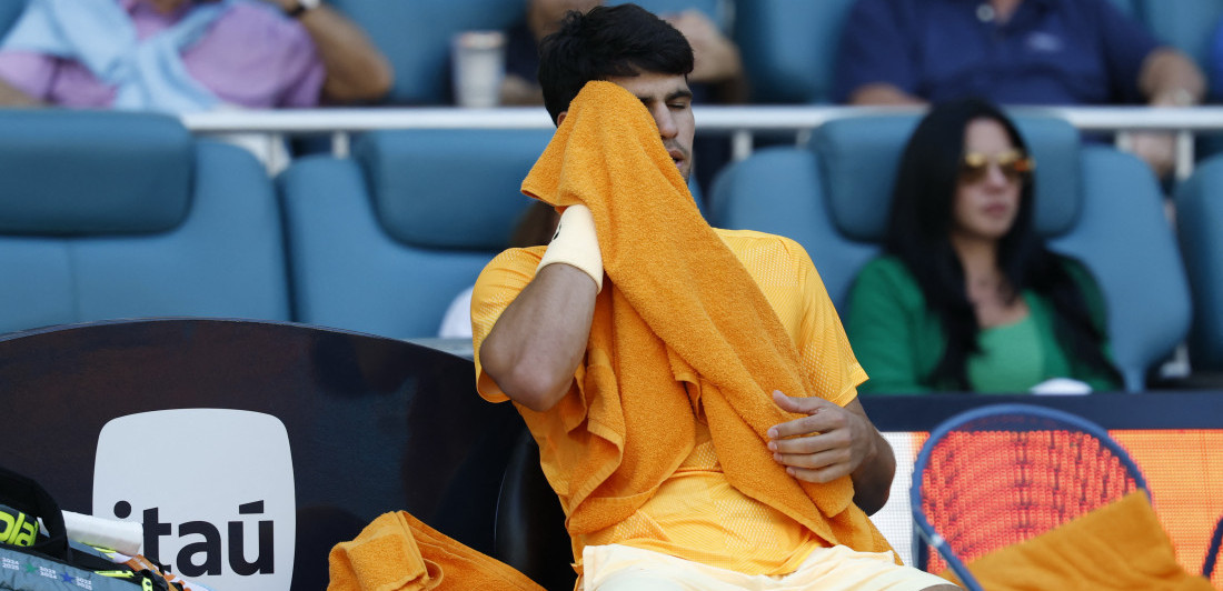 Bruka Karlosa Alkaraza u Majamiju: Bride obrazi posle bolnog šamara, Amerikanac mu očitao lekciju