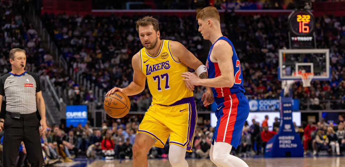 Luka Dončić briljirao, ali je Detroit zaustavio seriju Lejkersa (VIDEO)