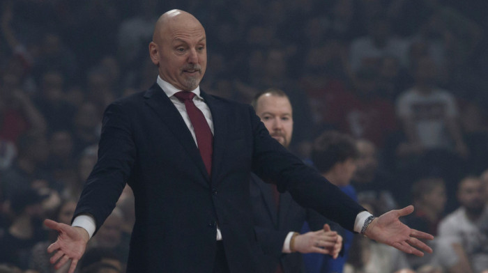 Saša Obradović rekao par reči - i otišao! Treneru Zvezde veoma teško pao poraz u derbiju