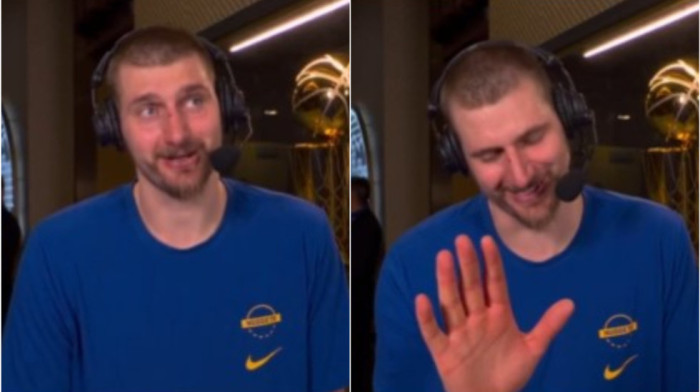 Hahaha, reši ga, bre! Jokara ugasio Amera za sva vremena, ovo morate da vidite (VIDEO)