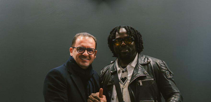 Čuveni napadač Partizana došao u Humsku i bodri crno-bele protiv Čukaričkog (FOTO)