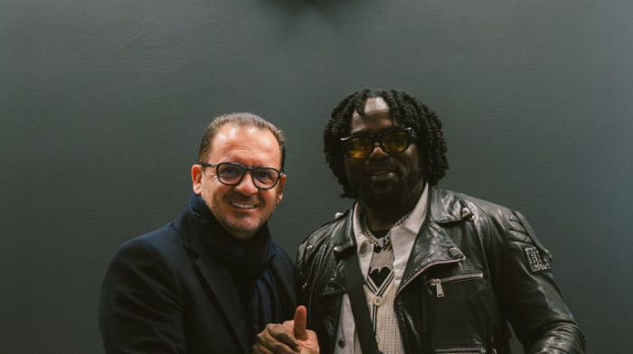 Čuveni napadač Partizana došao u Humsku i bodri crno-bele protiv Čukaričkog (FOTO)