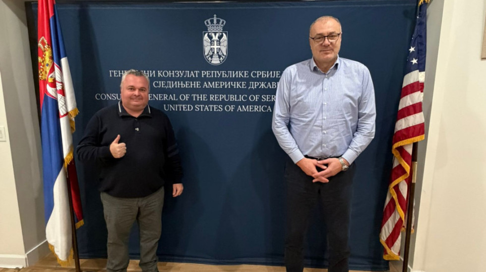 Delegacija školskog sporta u Generalnom Konzulatu Srbije u Njujorku