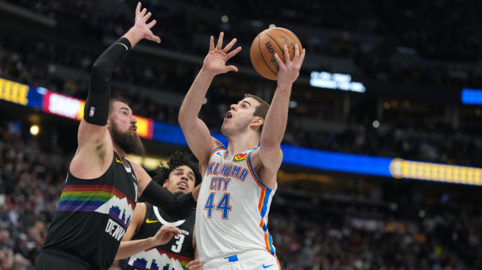 Denver bez "povređenog" Jokića razmontirao Oklahomu: Topić upisao dabl-dabl i odigrao meč karijere