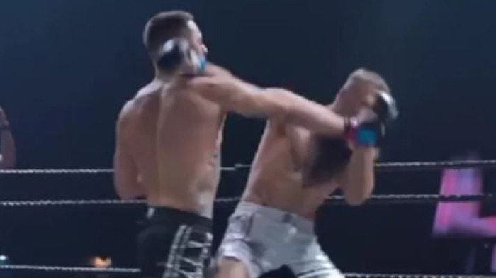 (VIDEO) Kakav nokaut: Miloš Janičić za 44 sekunde brutalno prebio Amerikanaca