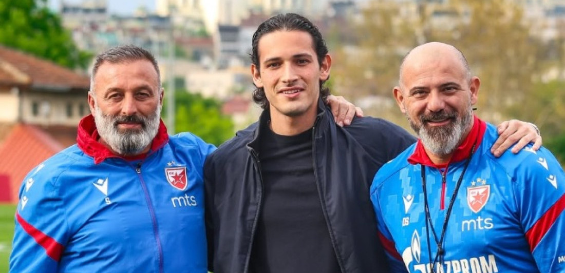 Iznenađenje za fudbalere Zvezde! Sin legende posetio "Marakanu", imao emotivan susret sa Stankovićem
