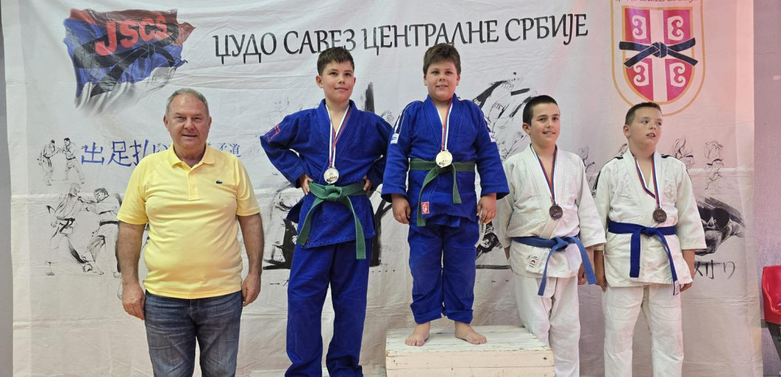 Srce veće od tatamija! Stefan bio najmanji učesnik, a osvojio zlato