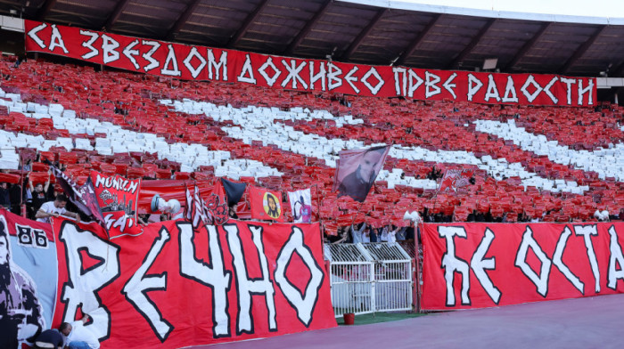 Sever ne zaboravlja: Navijači Zvezde koreografijom podsetili na veliku tragediju (VIDEO)