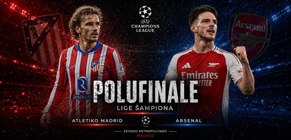 Atletiko Madrid - Arsenal: Nižu se prilike na "Metropolitanu", ali mreže miruju