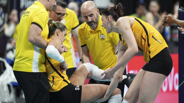 Horor povreda Srpkinje: Katarina Dangubić uništila koleno, strava i užas na terenu (VIDEO)