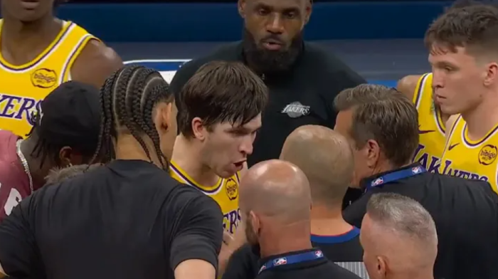 (VIDEO) Košarkaši Lejkersa ušli u žestok obračun sa sudijama: Nastao opšti haos, ovo se retko viđa u NBA