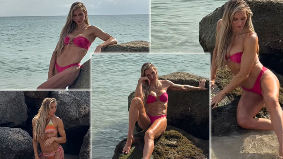Vrela plavuša opasna po zdravlje: Pokazala izvajano telo u bikiniju i srušila mreže