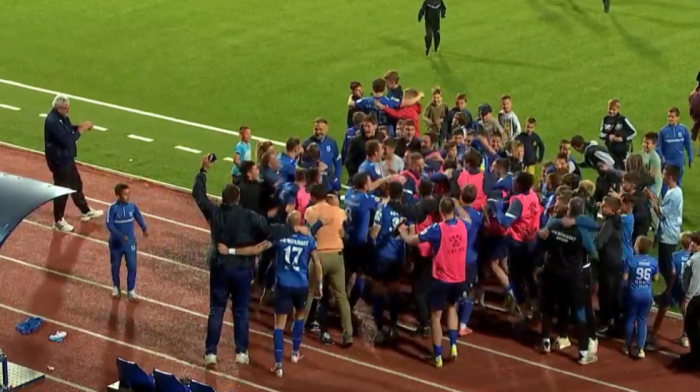 Minuti strepnje pa slavlje! Ovako su fudbaleri Mladosti dočekali vesti o opstanku (VIDEO)