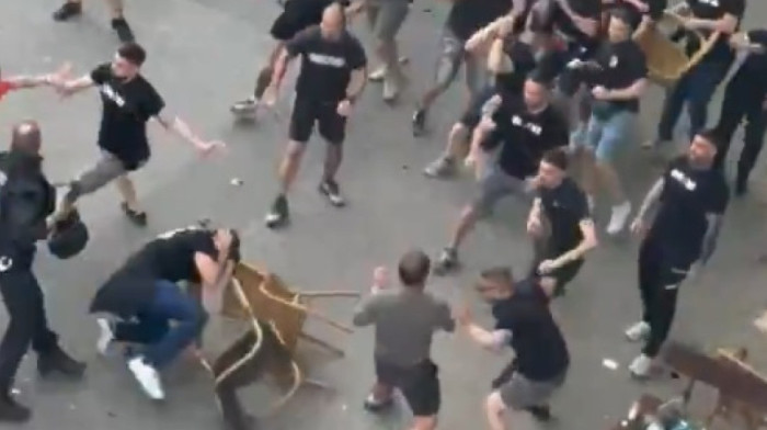 Makljaža navijača pred veliko finale: Španci udarili na Engleze, bilo je i privedenih (VIDEO)