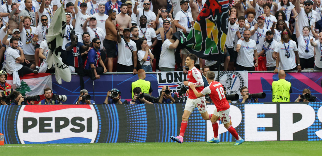 Šok za PSŽ na startu! Haverc maestralno pogodio za prednost Arsenala