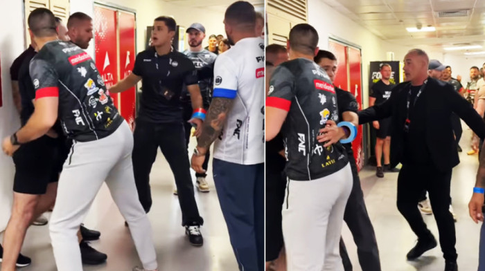 Haos u Areni! Umalo došlo do tuče Janičića i Negucića, jedva ih razdvojili (VIDEO)