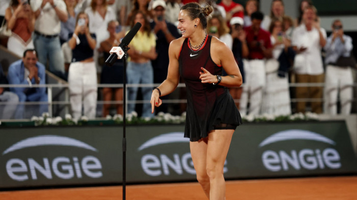 Sabalenka plesom raspametila navijače na Rolan Garosu (VIDEO)