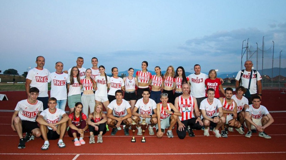 Dominacijaaa: Atletičari Crvene zvezde osvojili duplu krunu u Kraljevu